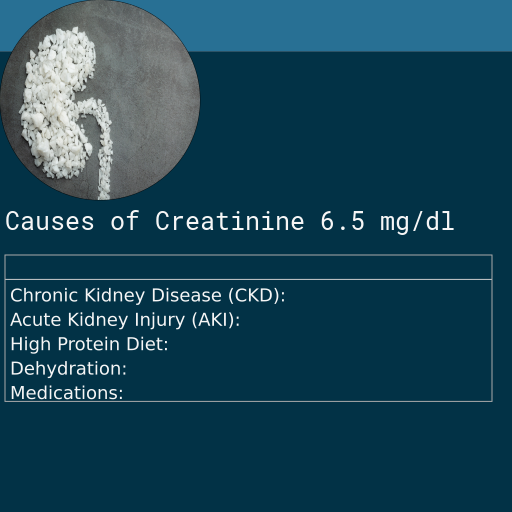 Causes of Creatinine 6.5