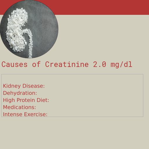 Causes of Creatinine 2.0