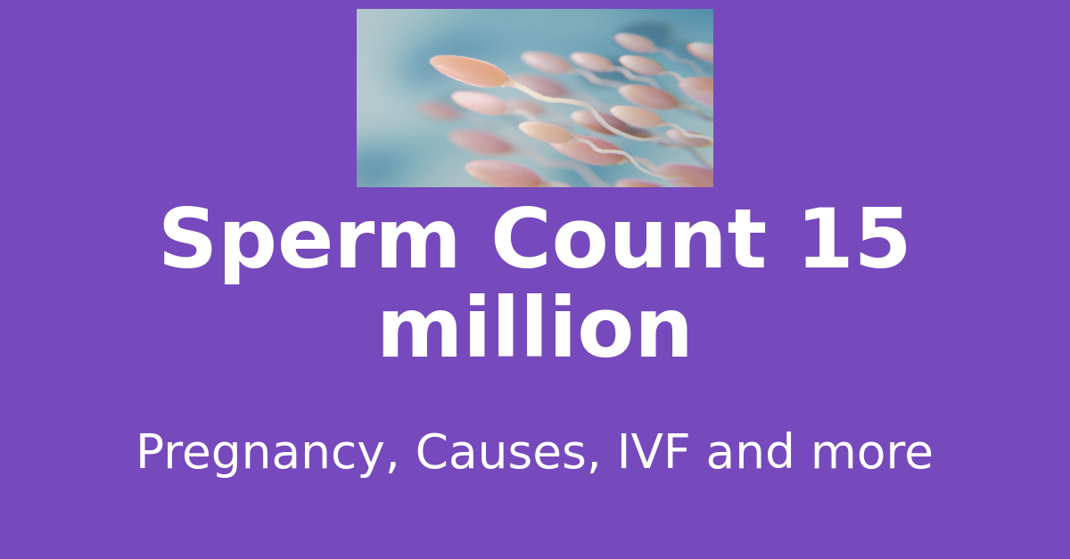 Sperm Count 15 million Is it enough for pregnancy