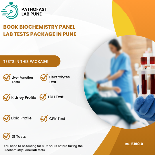 Book Biochemistry Panel in Pune Now.