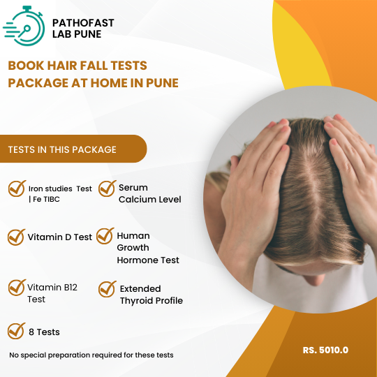 Tests for Hair Loss in Pune | Book Hair Fall Panel in Pune Online at Home