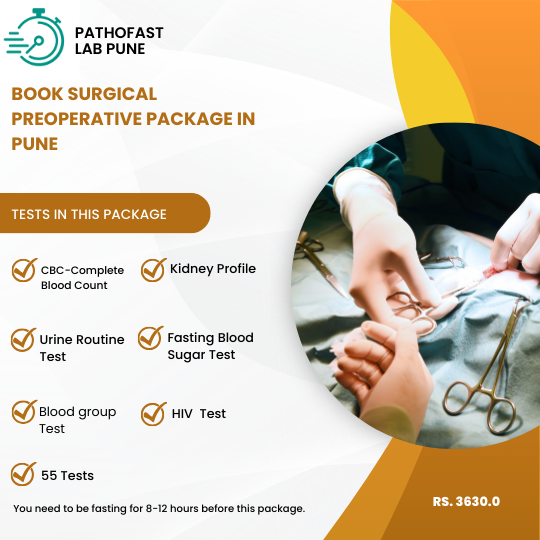 Book Surgical Preoperative Package in Pune Now.