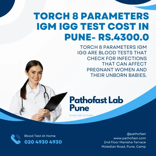 TORCH 8 parameters IgM IgG Cost in Pune
