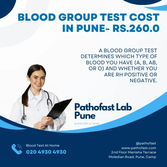Blood group Test Cost in Pune