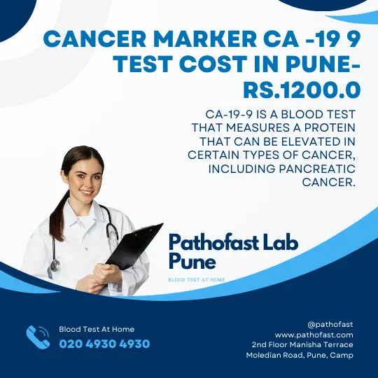 Cancer Marker CA -19 9 Cost in Pune