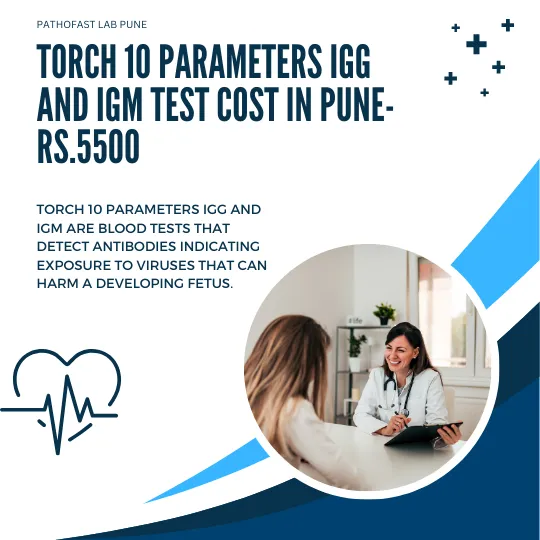 TORCH 10 parameters IgG and IgM Cost in Pune