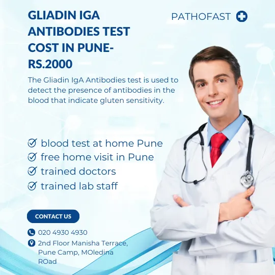 Gliadin IgA Antibodies Test Cost in Pune