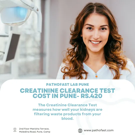 Creatinine Clearance  Test Cost in Pune