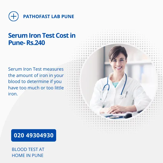 Serum Iron Test Cost in Pune