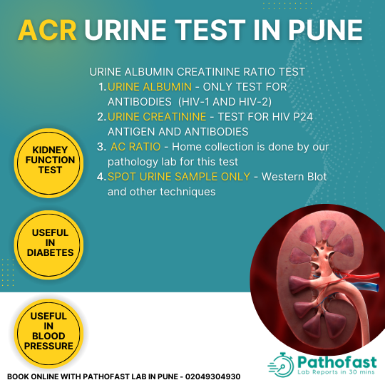 ACR Urine Test in Pune - Albumin Creatinine Ratio Test in Pune