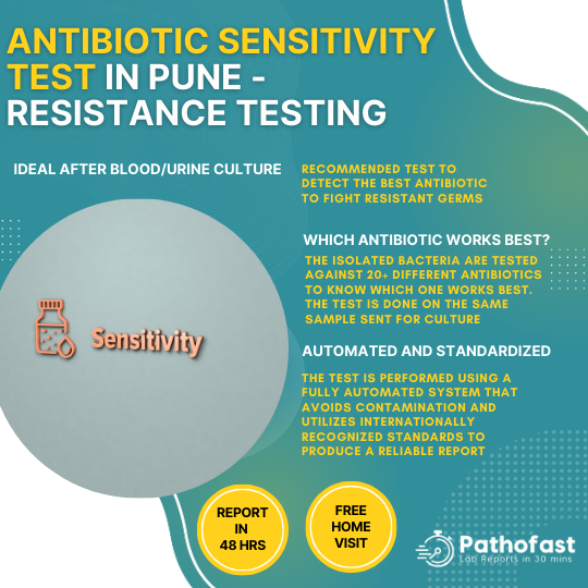 Antibiotic Sensitivity Test in Pune - Antibiotic Resistance and Suceptbility Mapping Test - Ideal after Culture