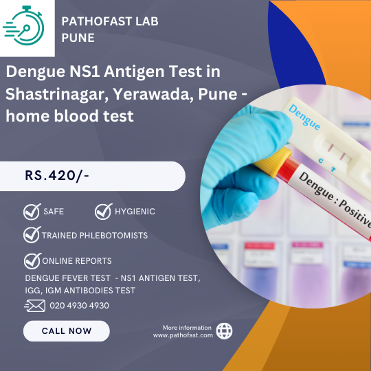 Dengue test in Shastrinagar, Yerawada