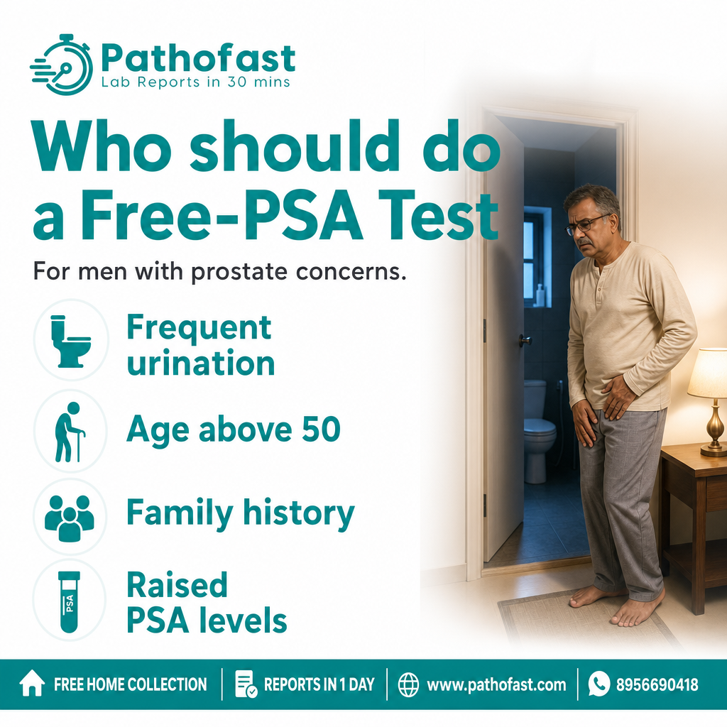 Who should do a Free-PSA Test - Pathofast Lab Pune