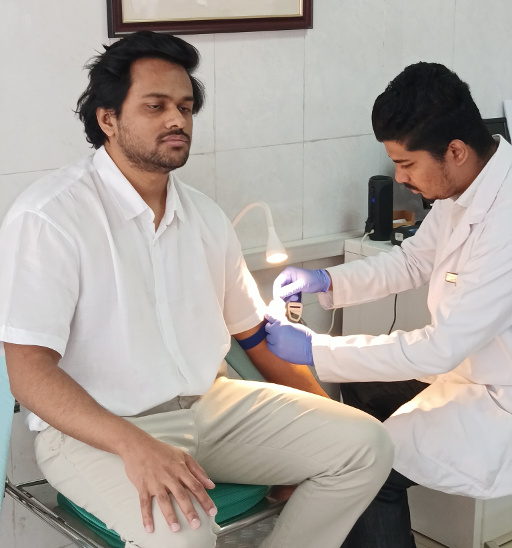 Blood Sample Collection for a GTT Test in Pune at Pathofast Lab | Glucose Tolerance Test Blood Sample Collection in Pune