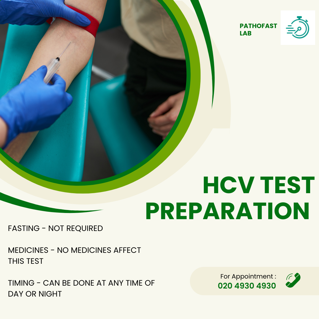 How to prepare  for HCV Test (Total HCV Antibodies)
