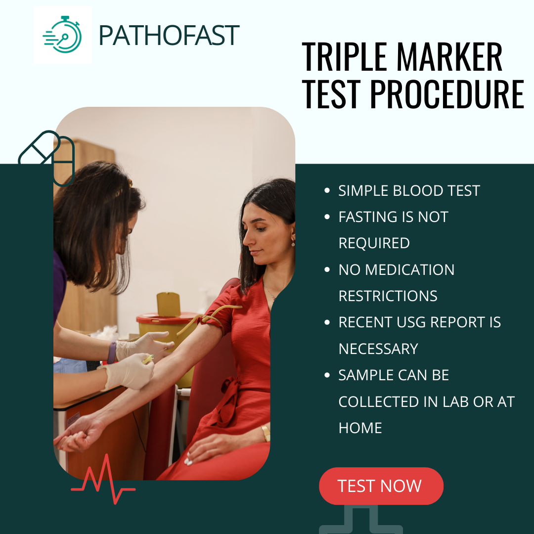 Procedure of triple marker test