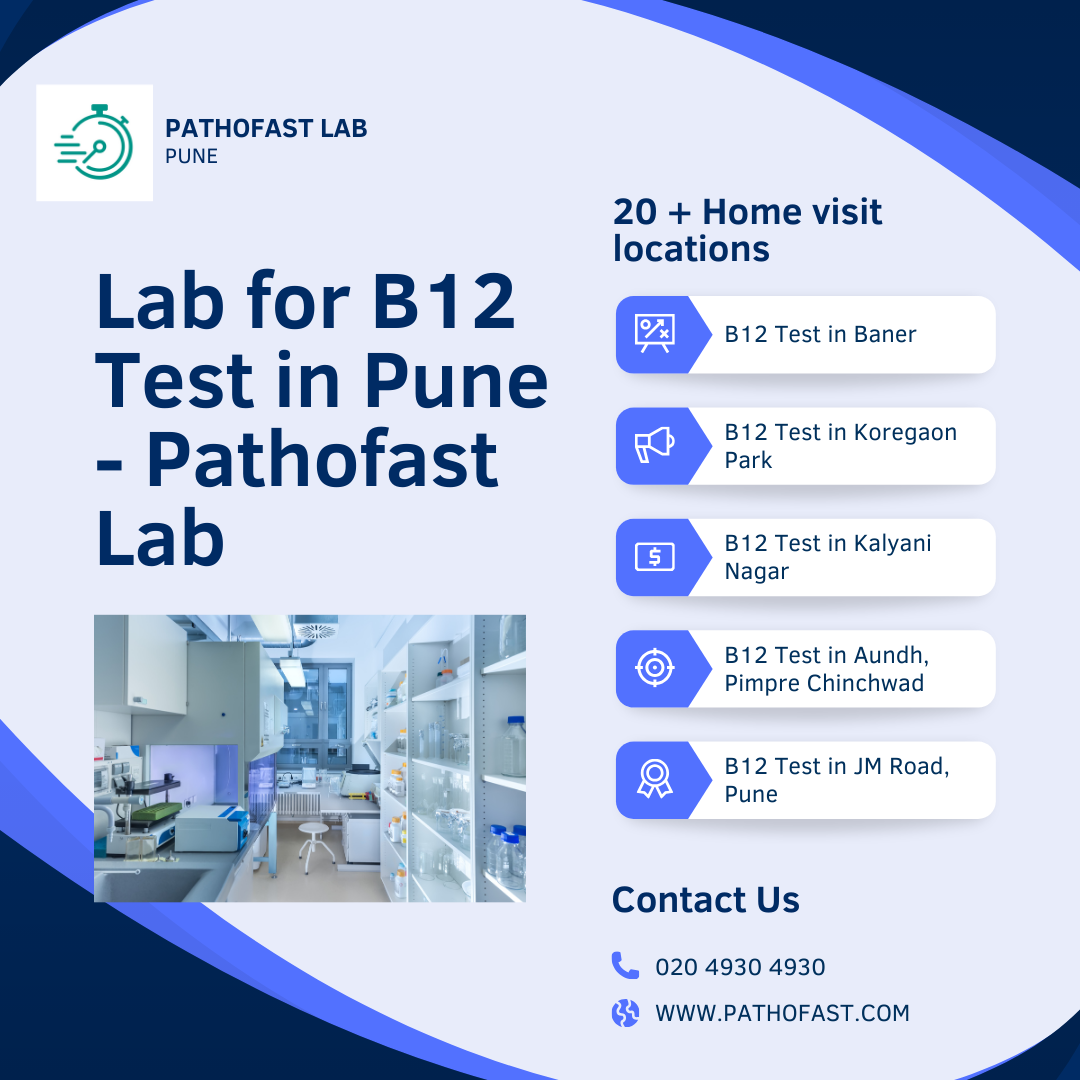 Finding a Lab for विटामिन बी12 टेस्ट Test in Pune, near you%>?