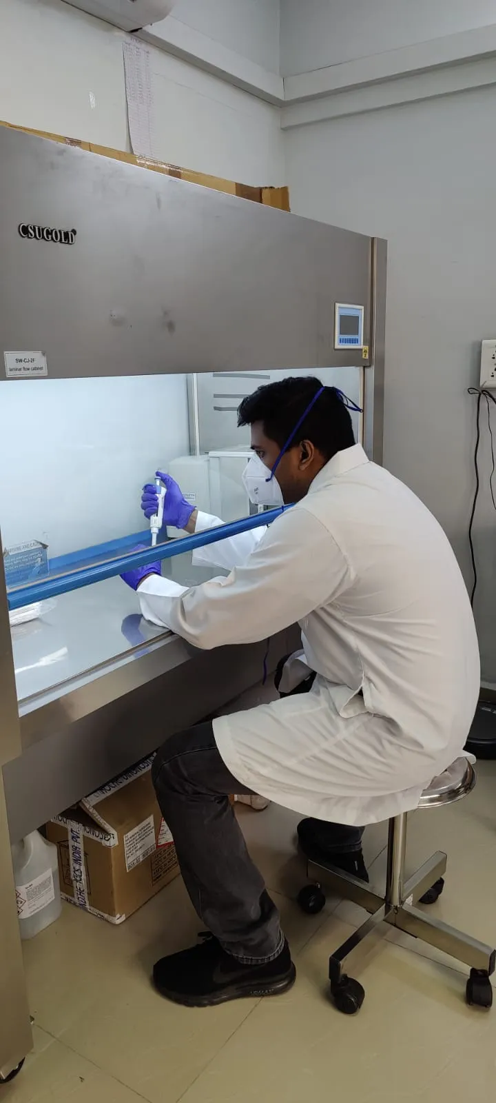 Serology Blood Tests in Pune - ELISA, Laminar Flow Cabinet in Microbiology